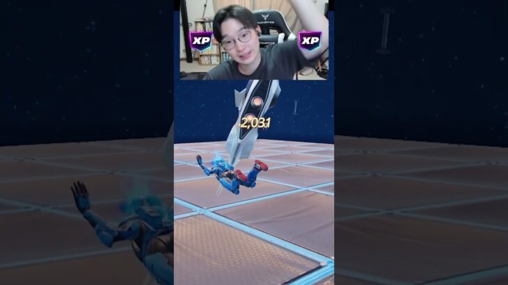 【最速レベル上げ無限XP】放置でLv200!?一瞬でレベルアップできる神マップ！#フォートナイトレベル上げ #フォートナイト無限XP #xp無限マップ