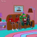 隠しオブジェクトのソファーに4人で座ると…#フォートナイト #shorts