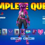How To COMPLETE ALL WINTER RUSH CHALLENGES in Fortnite! (Free Cuddle Team Rider Skin Rewards Quests)