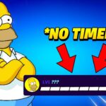 *NEW* NO TIMER Fortnite XP Map to LEVEL UP FAST in Chapter 6 Season 4 / Simpsons (EARN XP)