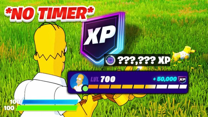 *NEW* NO TIMER Fortnite XP Map to LEVEL UP FAST in Chapter 7