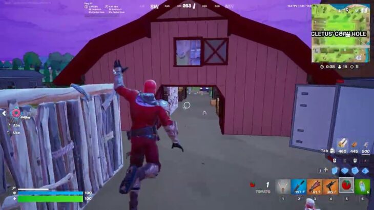 Travel distance while under the effects of Tomatoes – Fortnite week 3 Quests