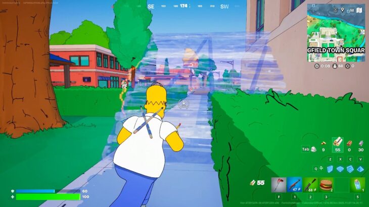 WELCOME To Fortnite SIMPSONS! (Early Gameplay)