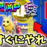【最速レベル上げ無限XP】放置でLv200!?一瞬でレベルアップできる神マップ！#フォートナイトレベル上げ #フォートナイト無限XP #xp無限マップ