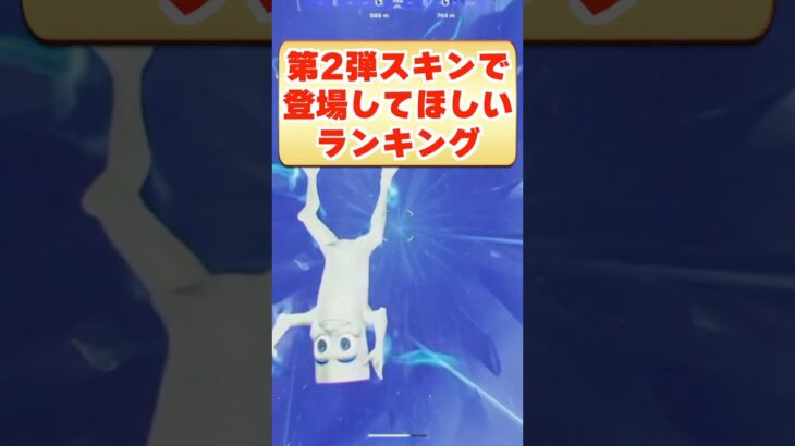 第2弾スキンで登場して欲しいキャラ