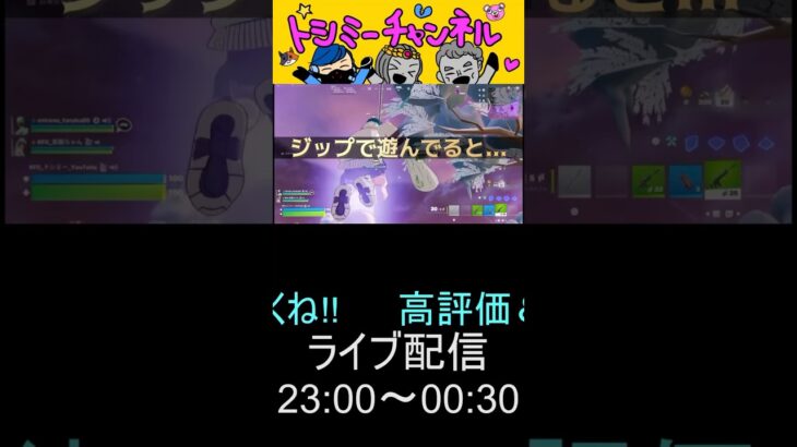 フォトナ配信(金銀合体‼︎)切り抜き#フォートナイト #フォトナ #参加型 #fortnite #バグ #bug #ジップライン #エモート #合体 #面白い #おもしろ #バトロワ #エンジョイ勢